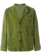 Massimo Alba Buttoned Jacket, Men's, Size: 52, Green, Cotton/viscose