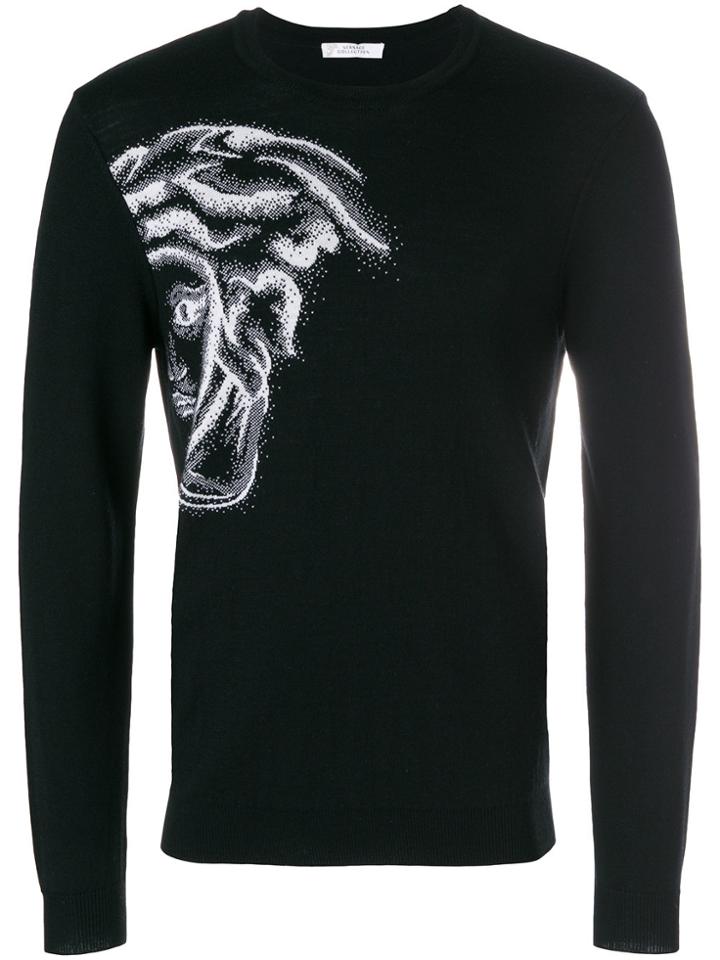 Versace Collection Medusa Jumper - Black