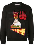 Walter Van Beirendonck Skeleton Badges Sweatshirt - Black