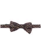 Tagliatore Patterend Bow-tie - Black