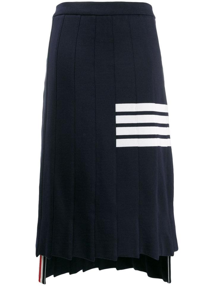 Thom Browne 4-bar Trompe L'oeil Skirt - Blue