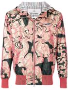 Vivienne Westwood Metallic Print Hooded Jacket - Multicolour