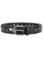 Saint Laurent Triangle Buckle Belt - Black