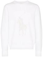 Polo Ralph Lauren Motif-embroidered Sweatshirt - White