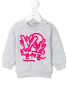 Kenzo Kids - Cactus Sweatshirt - Kids - Cotton/polyester - 6 Mth, Grey