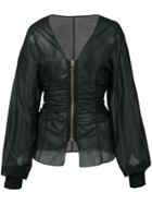 Alexandre Vauthier Fitted Zip Jacket - Black