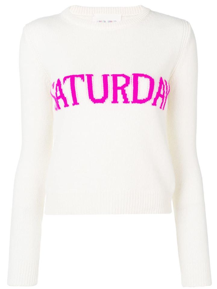 Alberta Ferretti Saturday Sweater - White