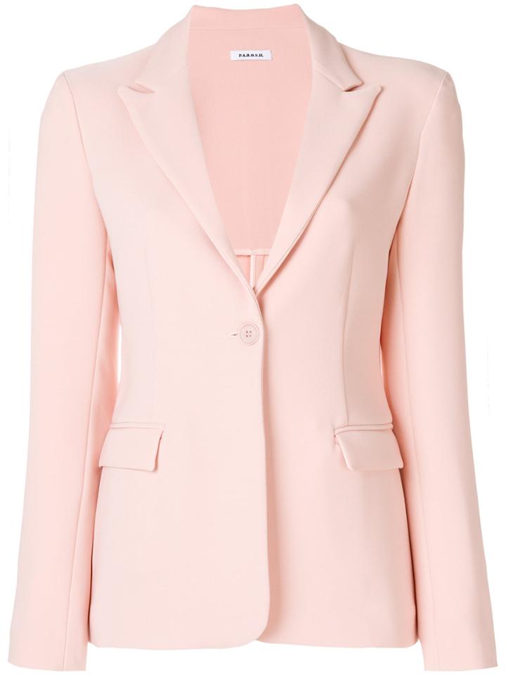 P.a.r.o.s.h. Classic Single-breasted Blazer - Pink & Purple