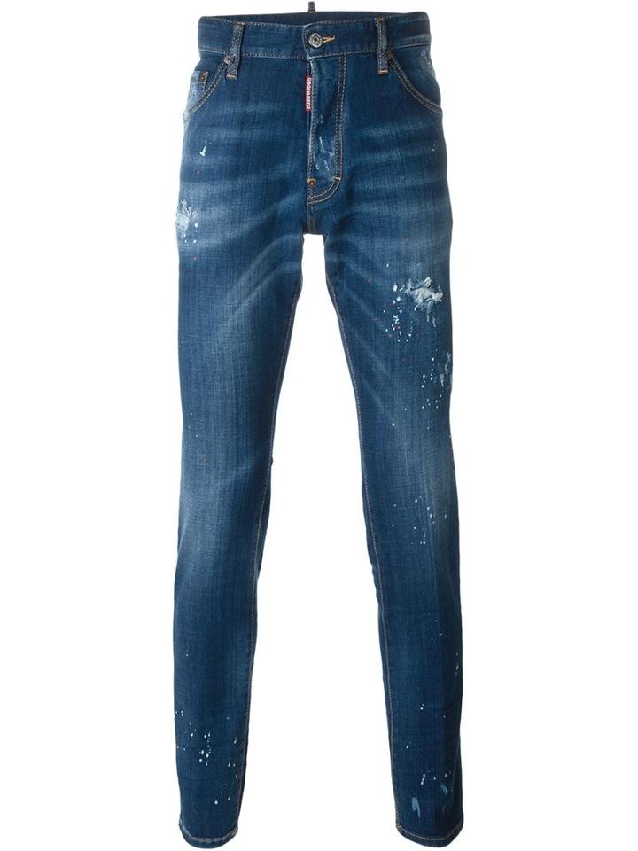 Dsquared2 Cool Guy Jeans, Men's, Size: 48, Blue, Cotton/spandex/elastane