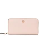 Tory Burch Robinson Continental Wallet - Pink