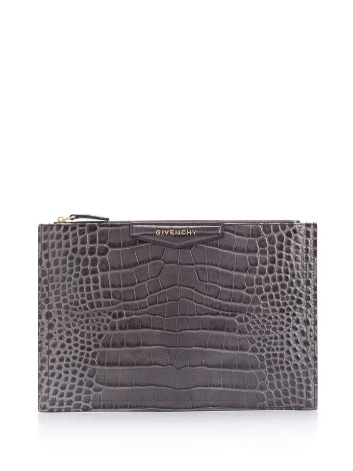 Givenchy Antigona Medium Clutch. - Grey