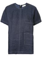 Lee Mathews Tyler Denim Tee - Blue