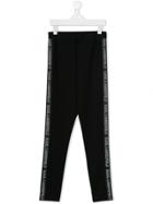 Karl Lagerfeld Kids Teen Dropped Crotch Leggings - Black