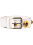Tomas Maier Colour Block Belt - White