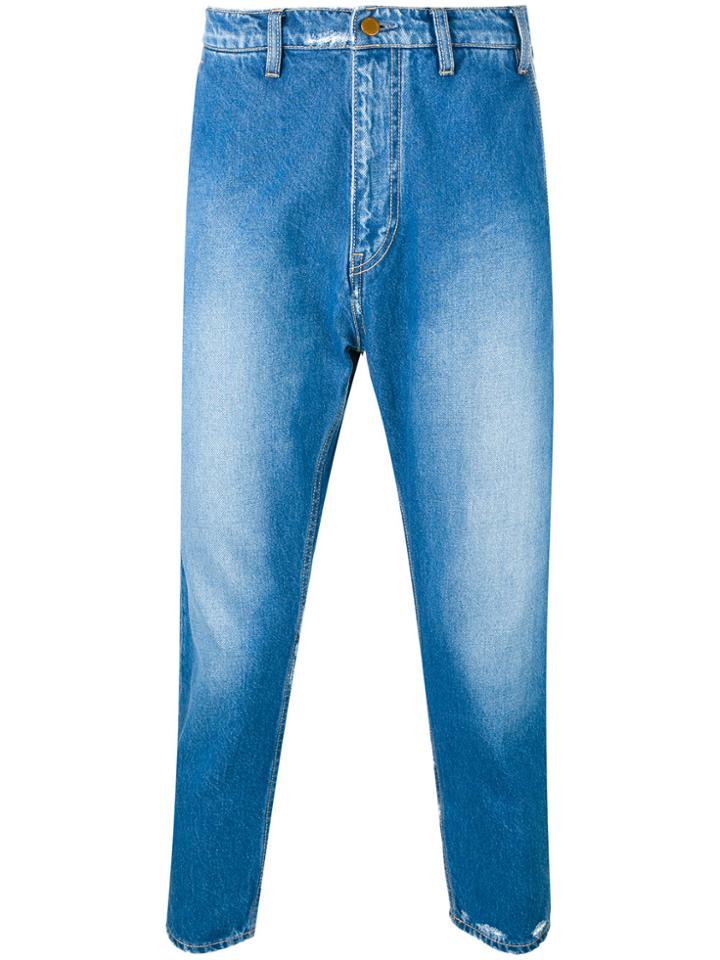 Jil Sander Cropped Jeans - Blue