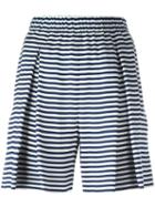 P.a.r.o.s.h. Sestri Shorts, Women's, Size: Medium, White, Silk