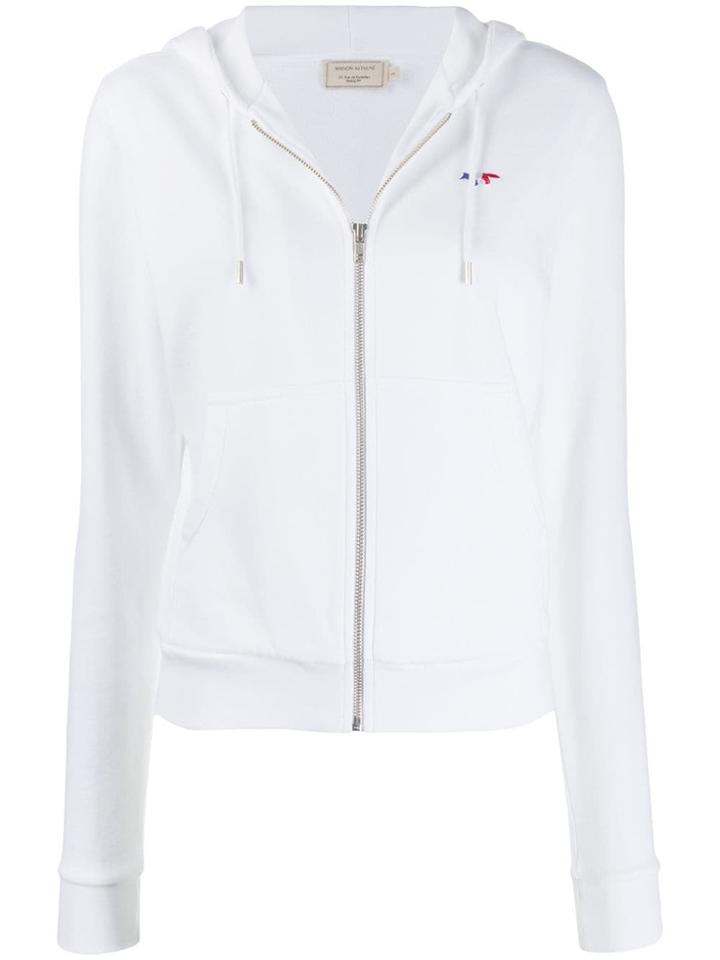 Maison Kitsuné Zipped-up Jacket - White