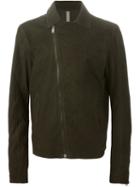 Silent Damir Doma 'jaras' Jacket, Men's, Size: Xs, Black, Calf Leather/cotton/cupro