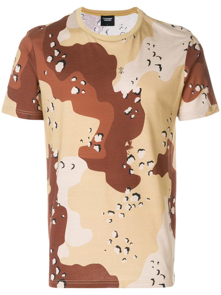 Christopher Raeburn Jersey Choc Chip Print T-shirt - Brown