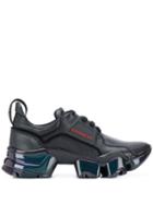 Givenchy Jaw Iridescent Low Top Sneakers - Black