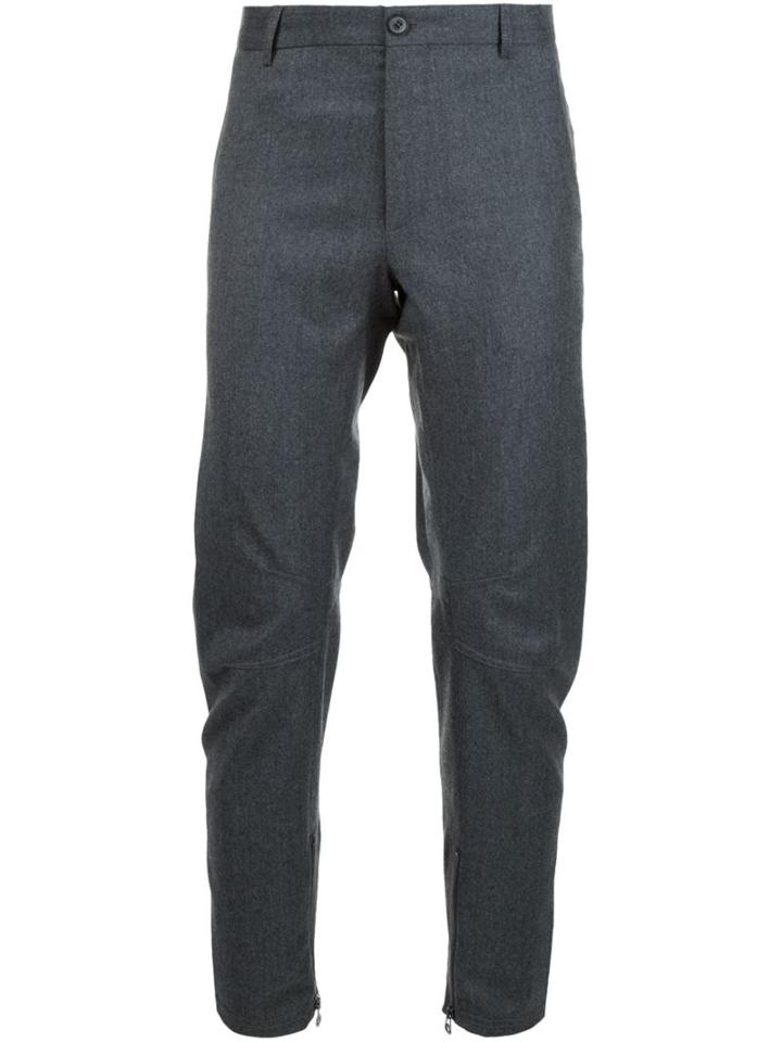 Lanvin Ankle Zip Tailored Trousers