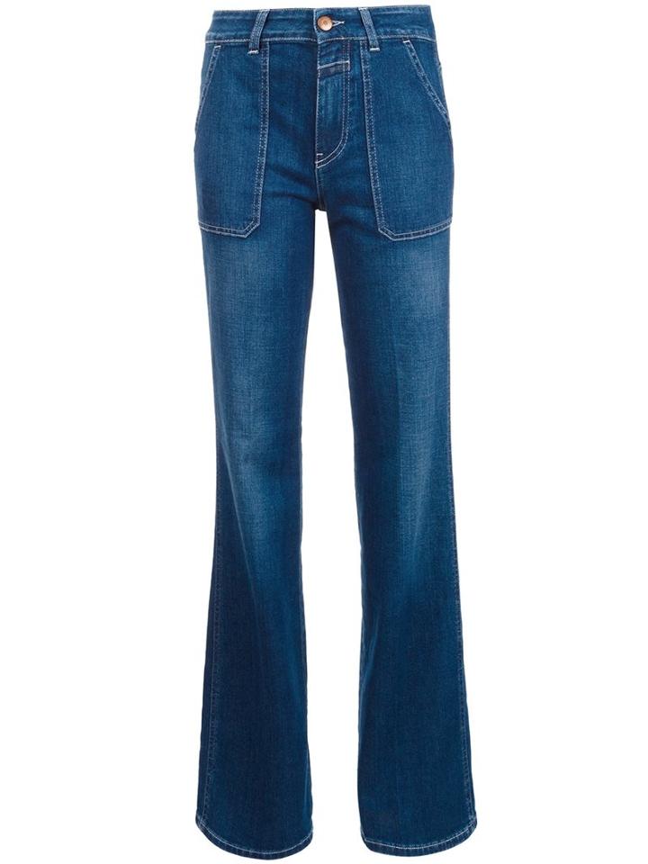 Closed Flared Jeans, Women's, Size: 24, Blue, Cotton/spandex/elastane
