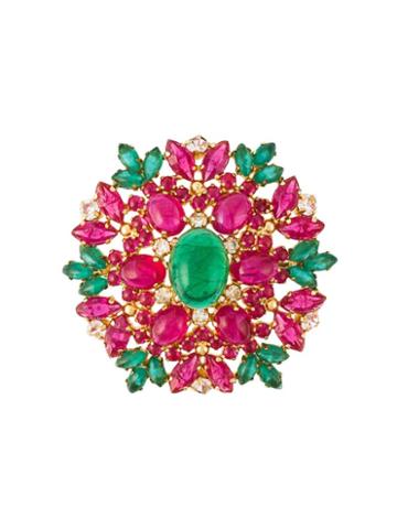 Christian Dior Vintage Flower Brooch