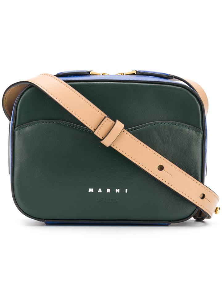 Marni Crossbody Box Bag - Green