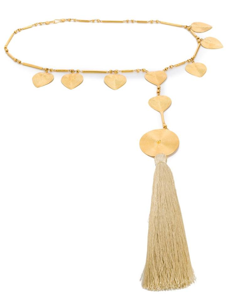 Johanna Ortiz Charm Embellished Belt - Gold