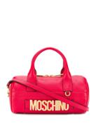 Moschino Oversized Logo Shoulder Bag - Red