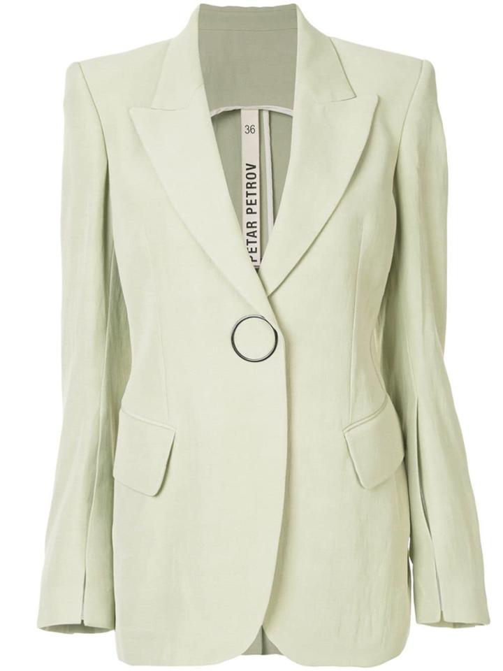Petar Petrov Joe Single-breasted Blazer - Green