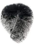N.peal Fur Band Collar - Black