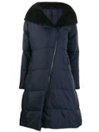 Rundholz Black Label Flared Puffer Coat - Blue