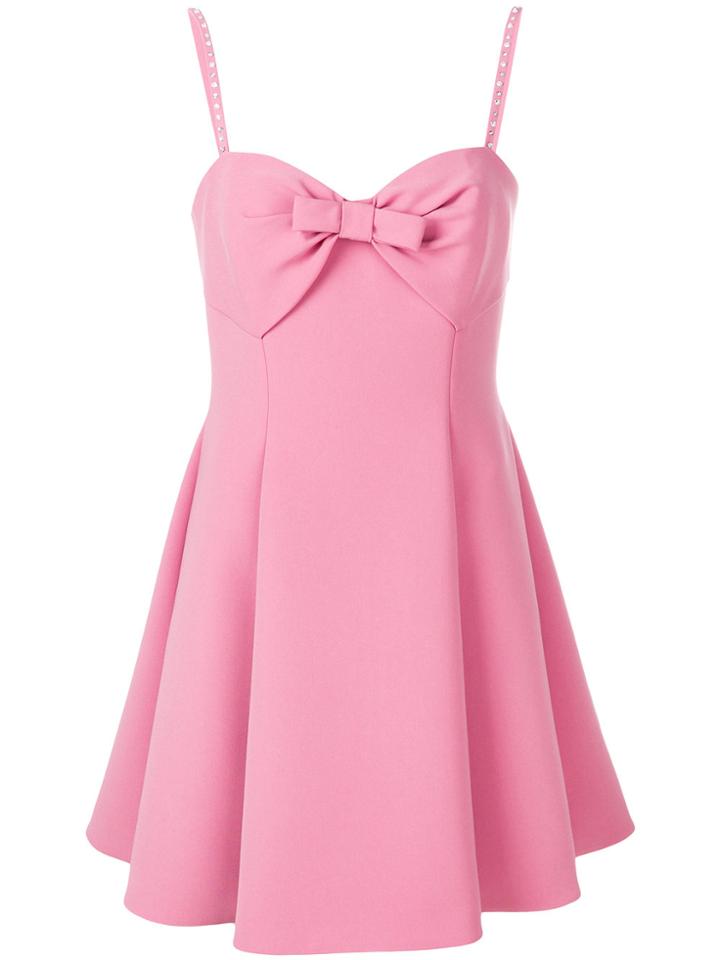 Miu Miu Faille Cady Dress - Pink & Purple
