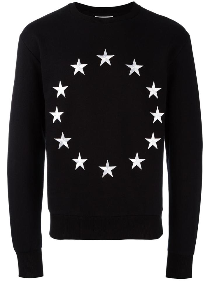 Études Embroidered Star Sweatshirt - Black