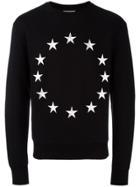 Études Embroidered Star Sweatshirt - Black