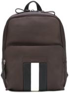 Bally Zipped Backpack - Brown