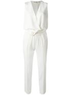 Vanessa Bruno Athé - Gustav Jumpsuit - Women - Cotton/elastodiene - 42, White, Cotton/elastodiene