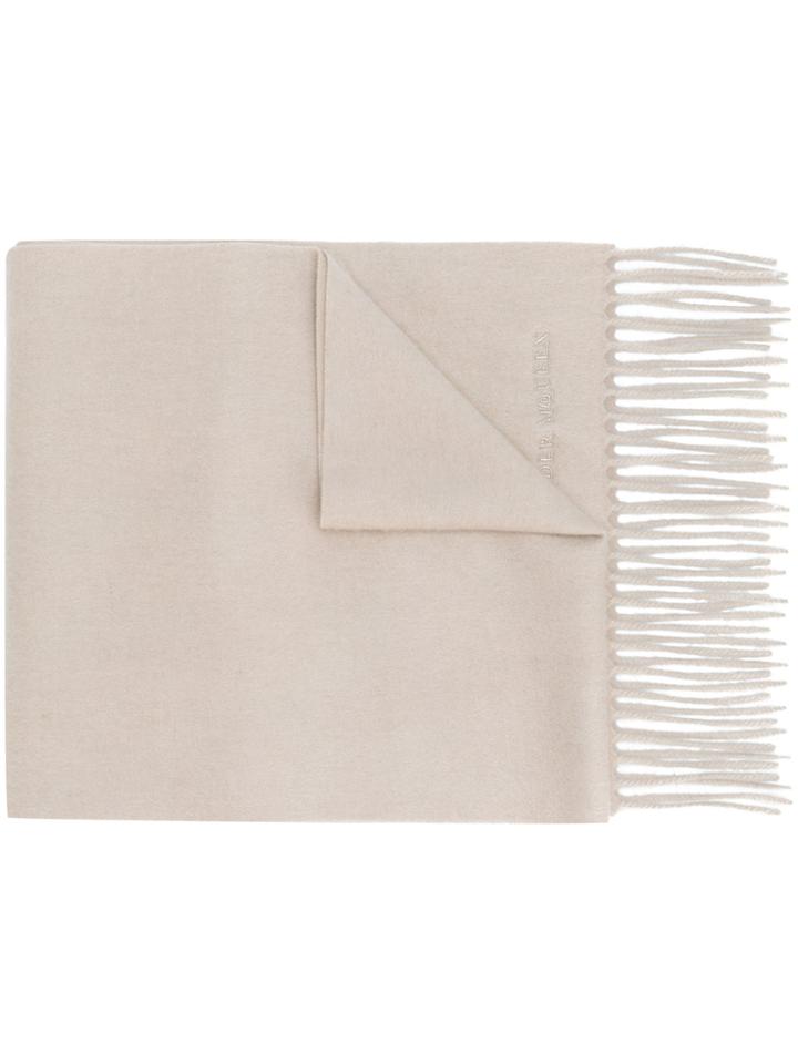 Alexander Mcqueen Cashmere Fringed Scarf - Nude & Neutrals
