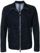 Giorgio Armani Suede Sports Jacket - Blue