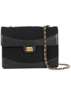 Chanel Pre-owned Double Strap Shoulder Bag - Black