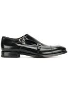 Henderson Baracco Classic Monk Shoes - Black