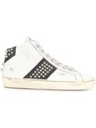 Leather Crown Iconic Sneakers - White