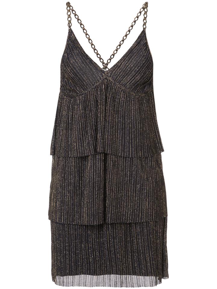 Haney Tiered Mini Dress - Blue