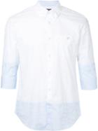 Loveless - Colour Block Shirt - Men - Cotton - 3, Blue, Cotton