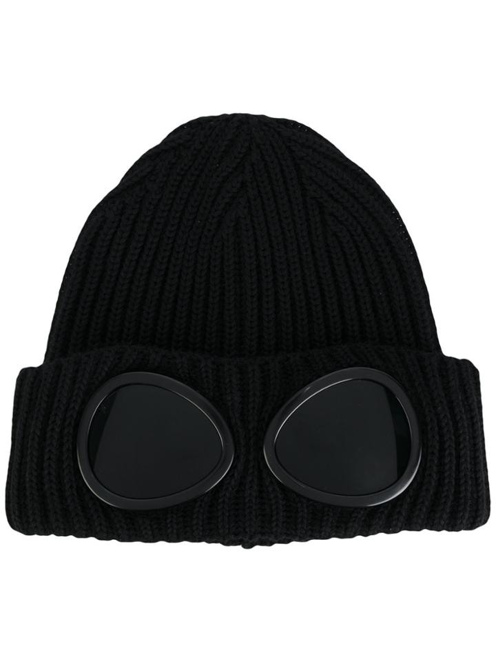 Cp Company Goggle Beanie - Black