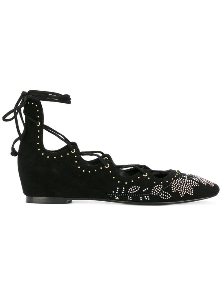 Ash Ibiza Ballerinas - Black