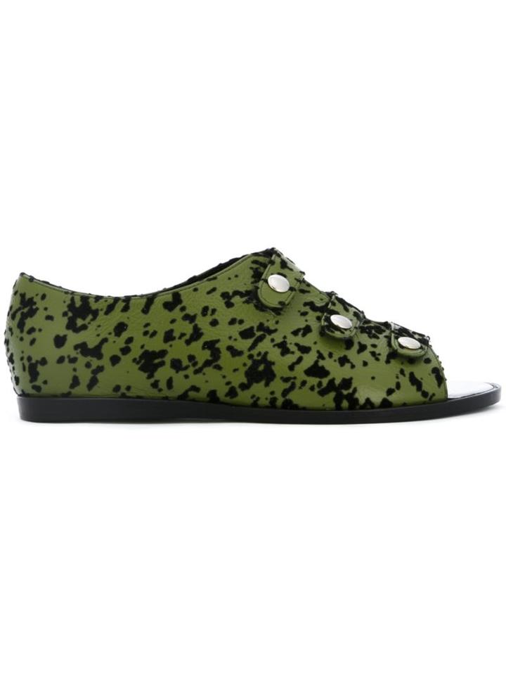 Opening Ceremony Triple Strap Flat Sandals