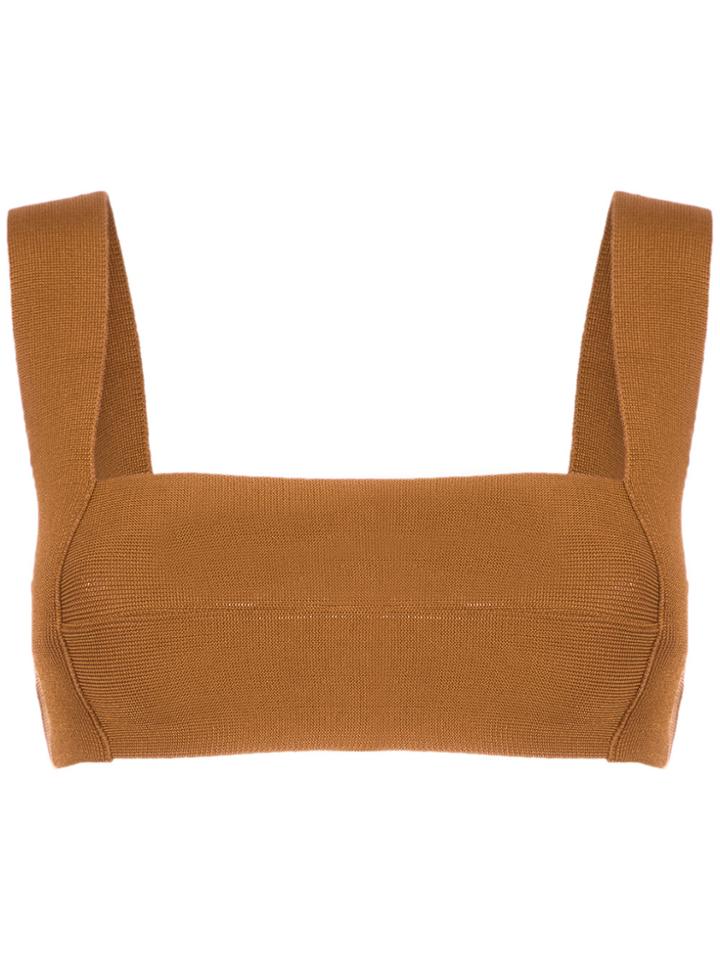 Haight Knit Bra - Brown