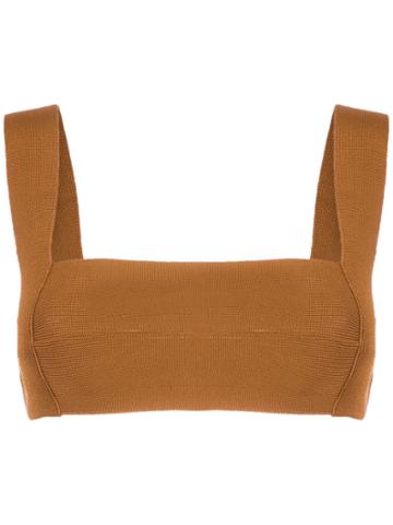 Haight Knit Bra - Brown